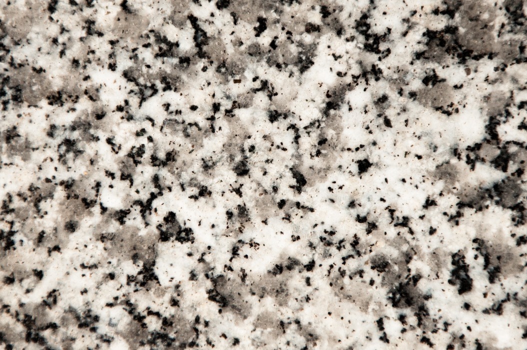 Steinplatte weiß- schwarz